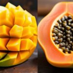 Diferencias entre la papaya y el mango: beneficios comparativos