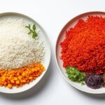 Propiedades del Arroz Blanco Vs. Arroz rojo: comparación