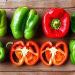 Propiedades del pimiento rojo frente al pimiento verde: beneficios